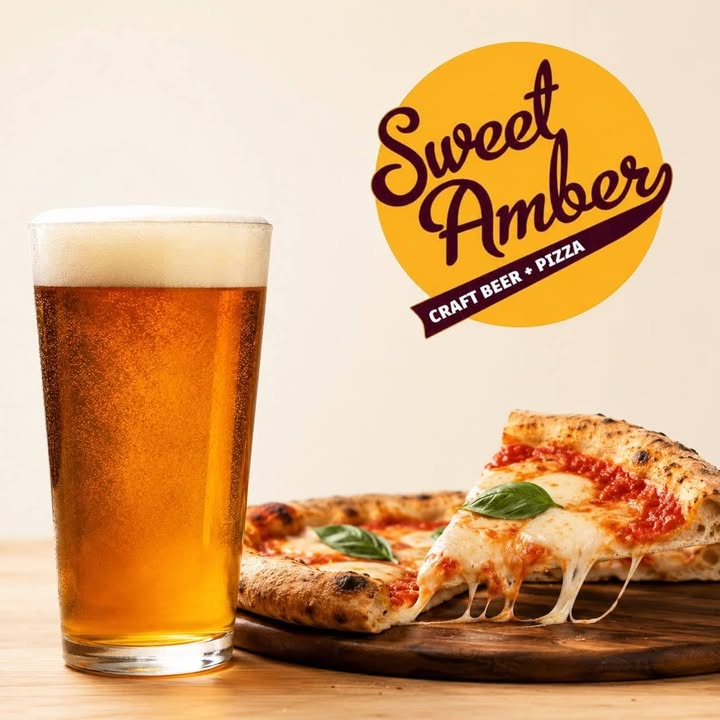 Sweet Amber - Beer + Pizza